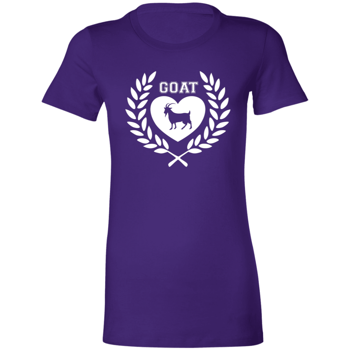 Goat Wreath White Ladies' Favorite T-Shirt