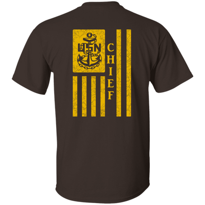 Chief Flag Front and Back 5.3 oz. T-Shirt