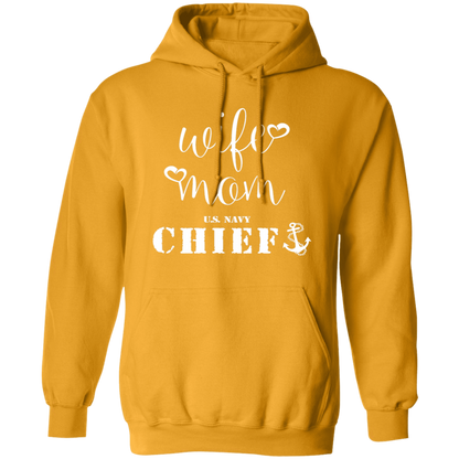 WMC White Pullover Hoodie