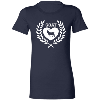 Goat Wreath White Ladies' Favorite T-Shirt
