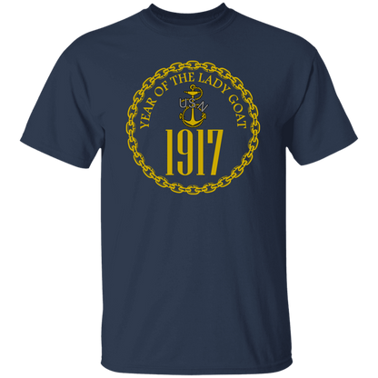Year of the Lady Goat Gold 5.3 oz. T-Shirt