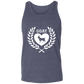 Goat Wreath White Unisex Tank