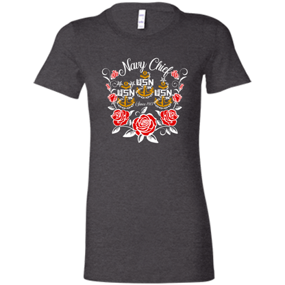 Navy Chief Rose Gold Ladies' Favorite T-Shirt