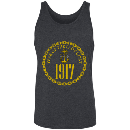 Year of the Lady Goat Gold Unisex Tank