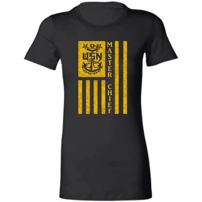 Master Chief Flag Gold  Ladies' Favorite T-Shirt