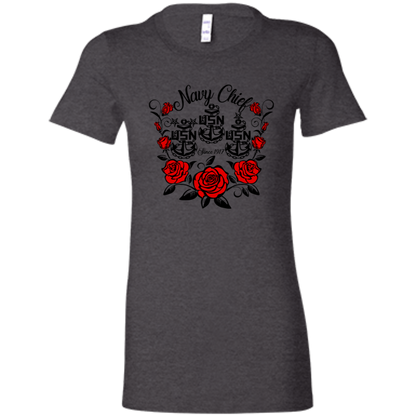 Navy Chief Rose Ladies' Favorite T-Shirt