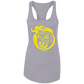 Me Mother Gold Ladies Racerback Tank