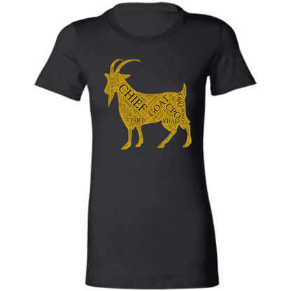 Goat Word Gold Ladies' Favorite T-Shirt