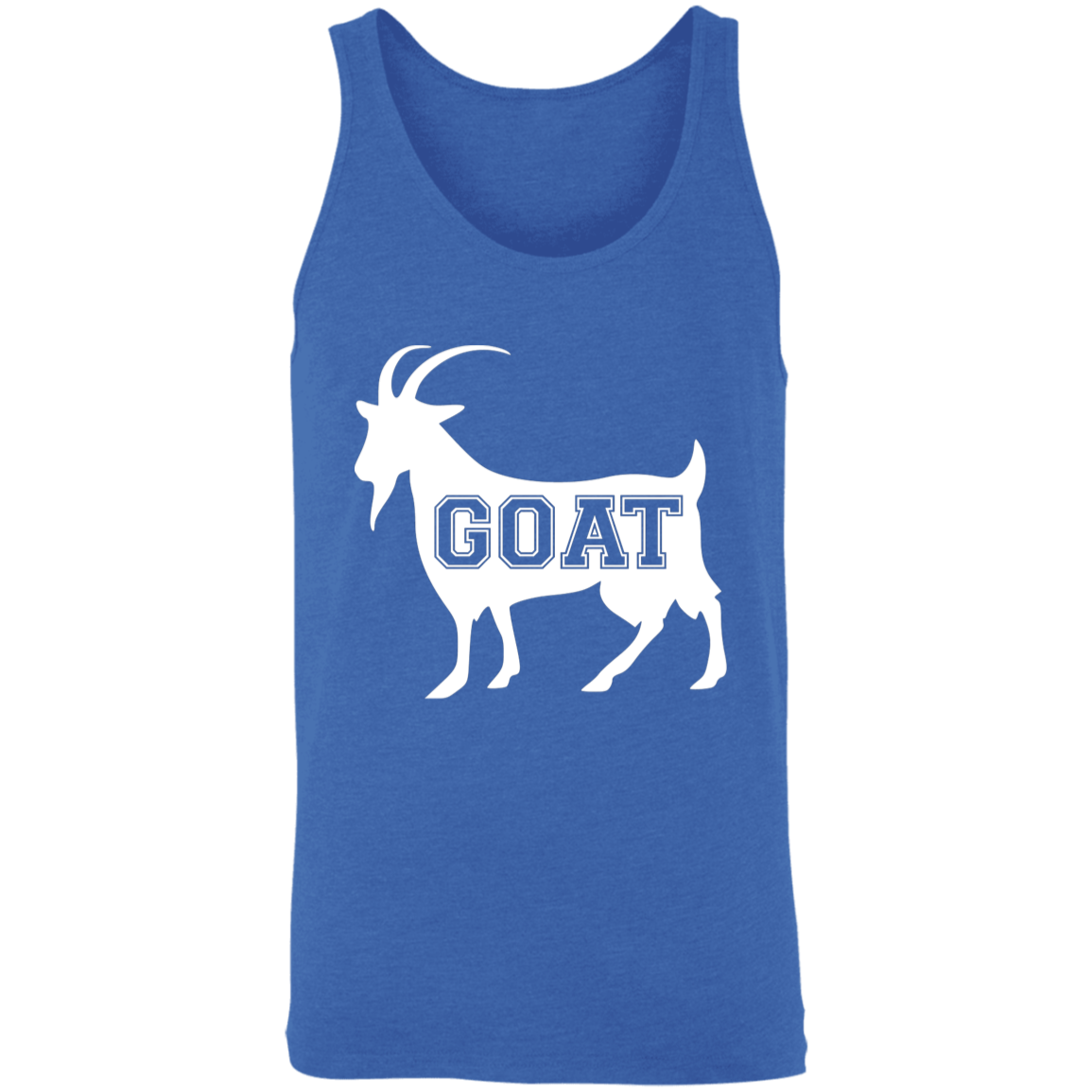 GOAT White Unisex Tank