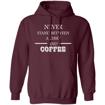 Coffee Love White Design Pullover Hoodie