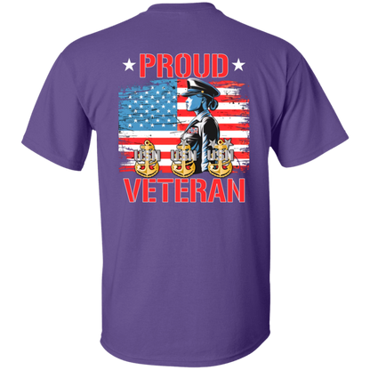 Proud Veteran FB 5.3 oz. T-Shirt