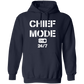Chief Mode White Pullover Hoodie