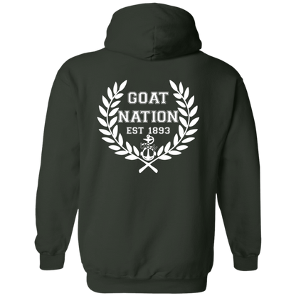 Goat Nation White FB Pullover Hoodie