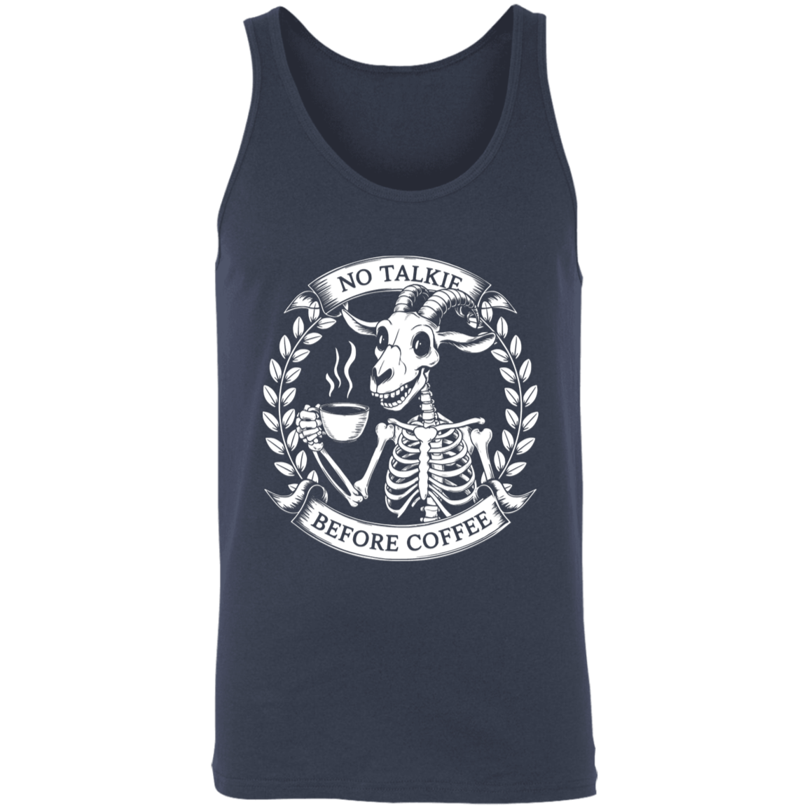 No Talkie Before Coffee  Unisex Tank