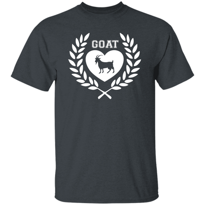 Goat Wreath White 5.3 oz. T-Shirt