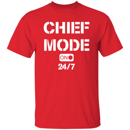 Chief Mode White 5.3 oz. T-Shirt