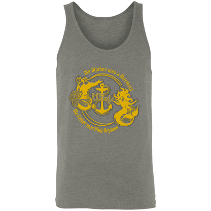 Me Mother and Father Gold Unisex Tank