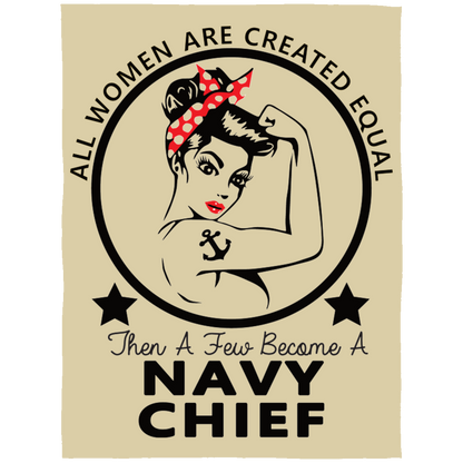 Navy Girl Fleece Blanket 60x80