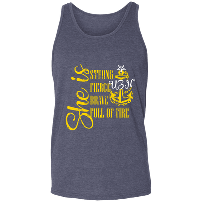 She is Senior Unisex Tank