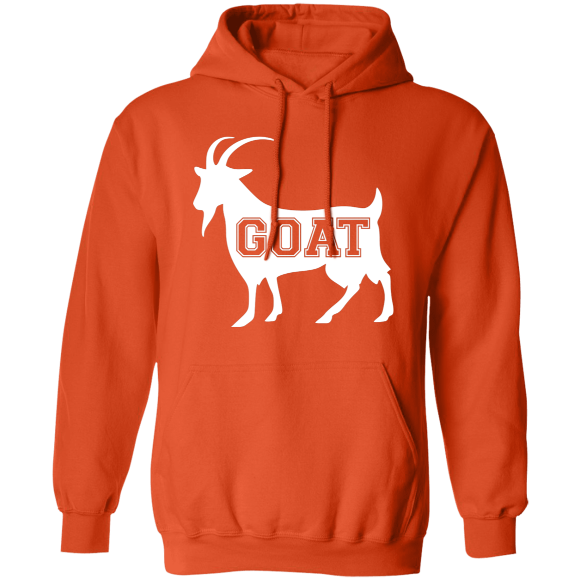 GOAT White Pullover Hoodie