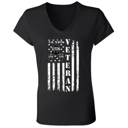 Veteran Chief Ladies' Jersey V-Neck T-Shirt
