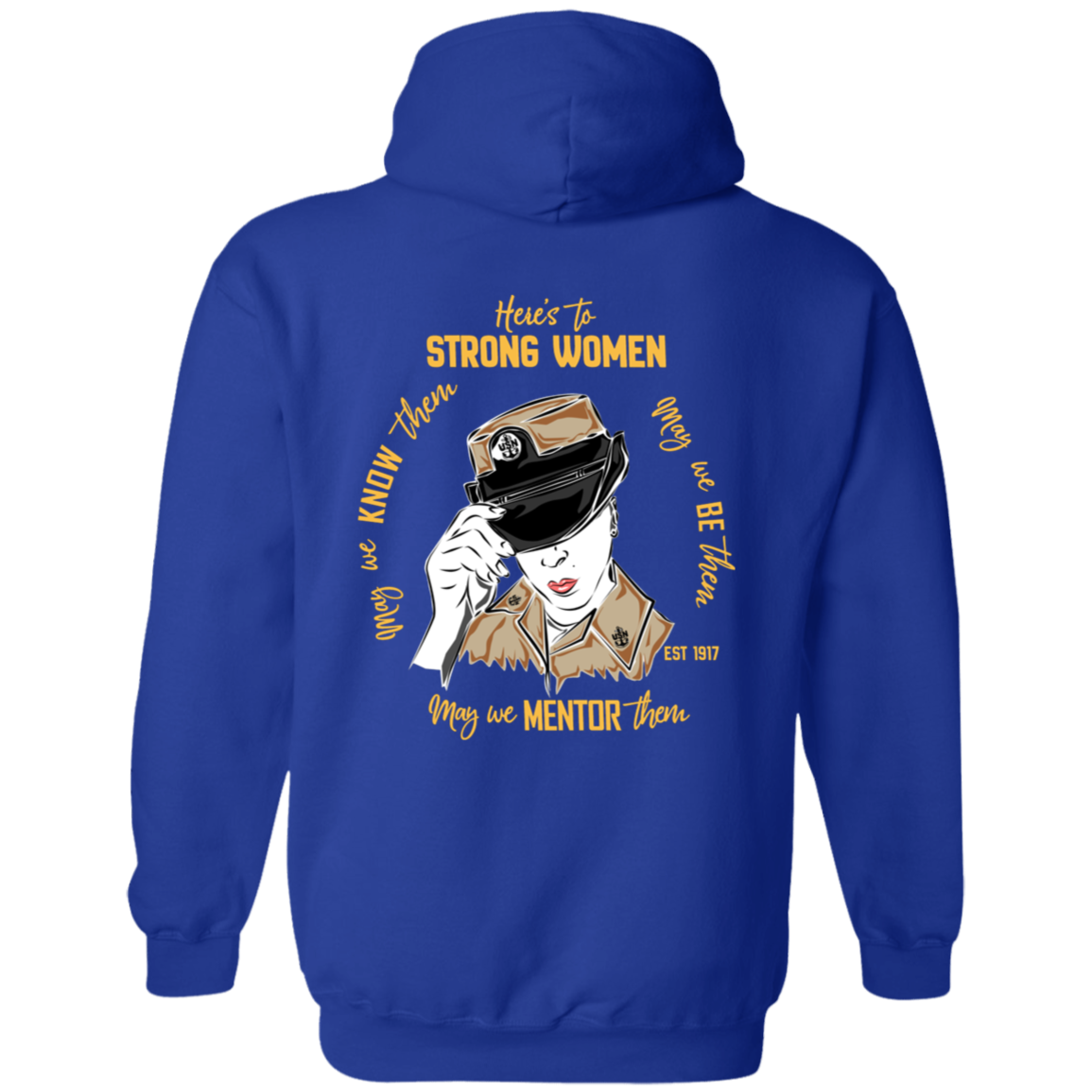 Strong Woman FB Pullover Hoodie