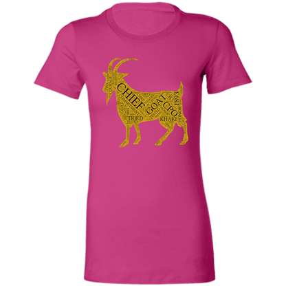 Goat Word Gold Ladies' Favorite T-Shirt