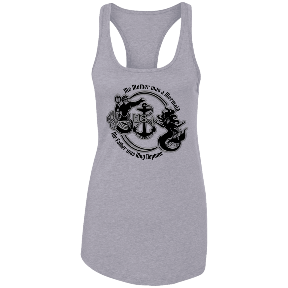 Me Mother and Father Ladies Racerback Tank