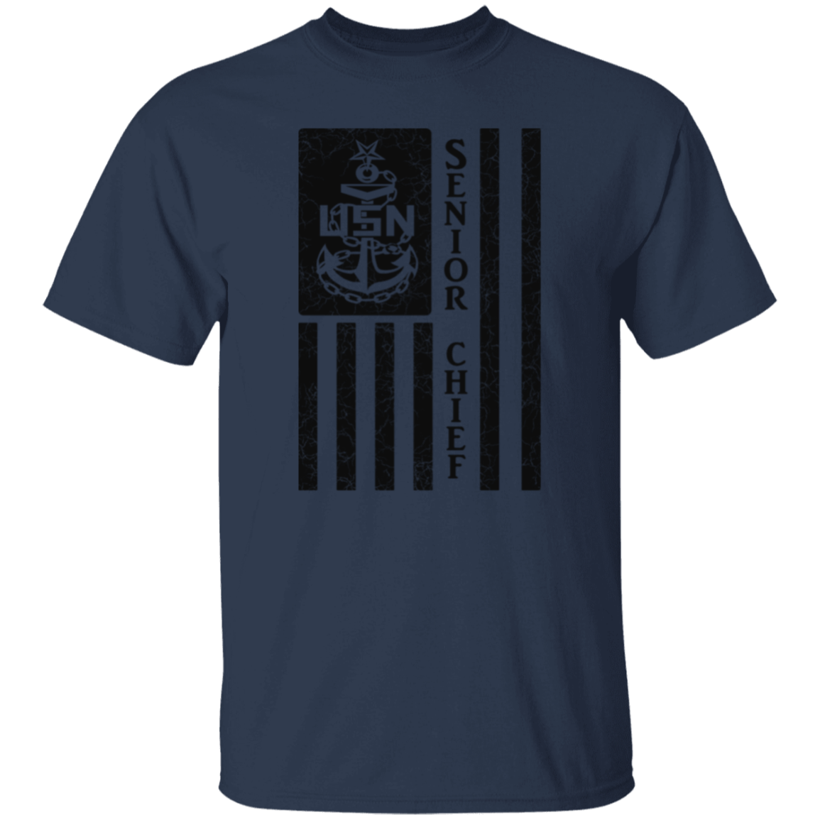 Senior Chief Flag 5.3 oz. T-Shirt