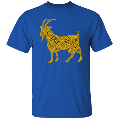 Goat Word Gold 5.3 oz. T-Shirt
