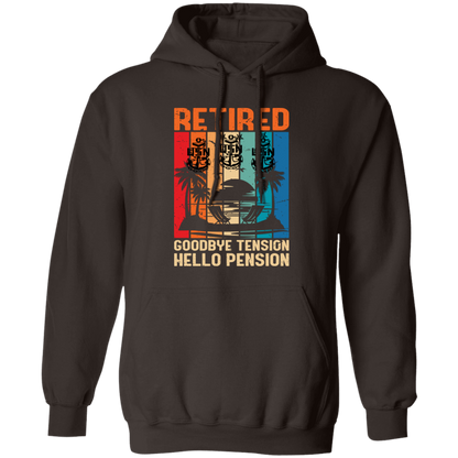 Retired Hello Pension Pullover Hoodie