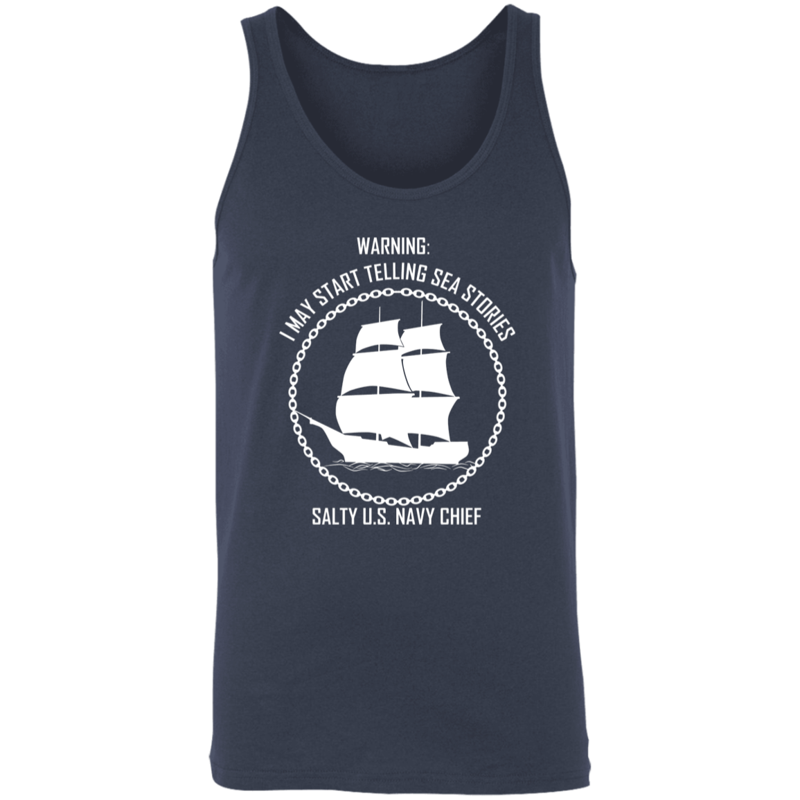 Salty Sea Story White Unisex Tank