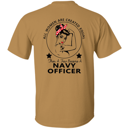 Navy Girl Officer FB 5.3 oz. T-Shirt