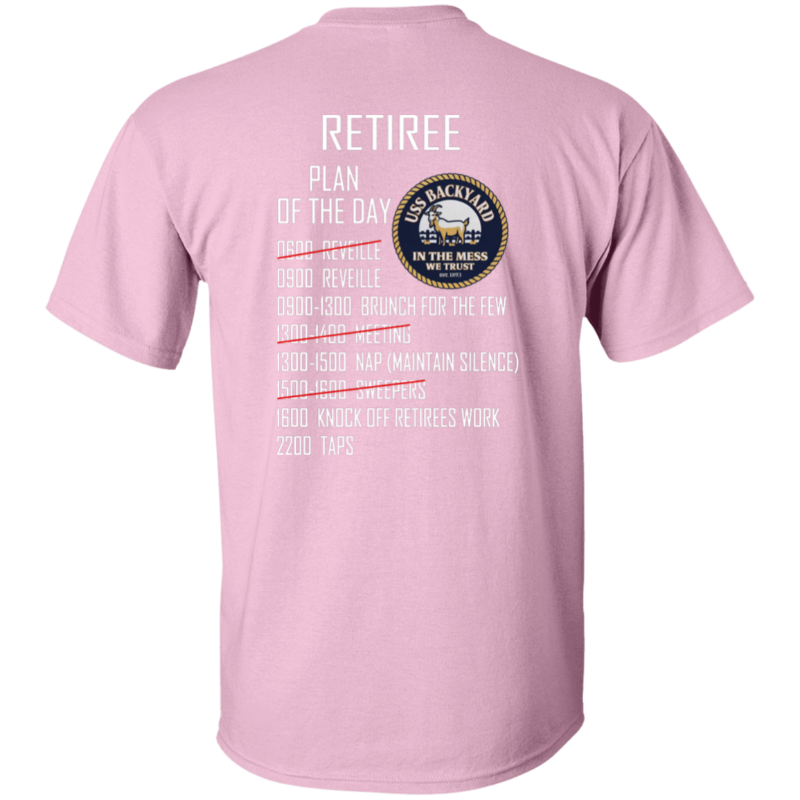 Retiree POD 5.3 oz. T-Shirt