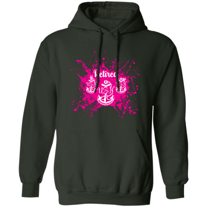 Retired Chief Pink Paint  Pullover Hoodie
