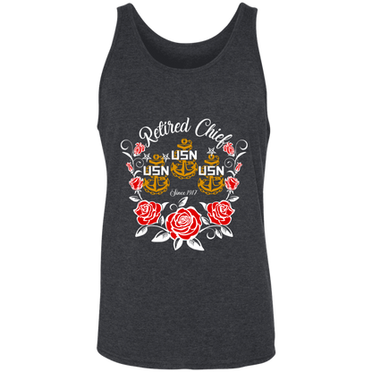 Retired Chief Rose Unisex Tank