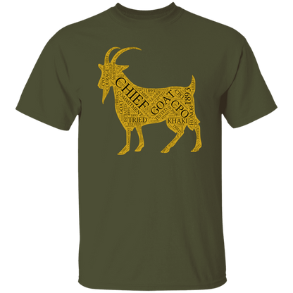 Goat Word Gold 5.3 oz. T-Shirt