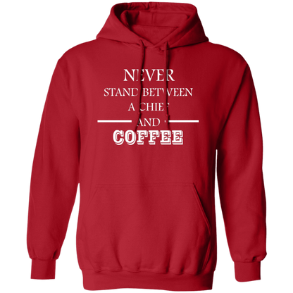 Coffee Love White Design Pullover Hoodie