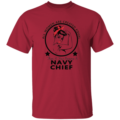 Navy Girl Chief  5.3 oz. T-Shirt