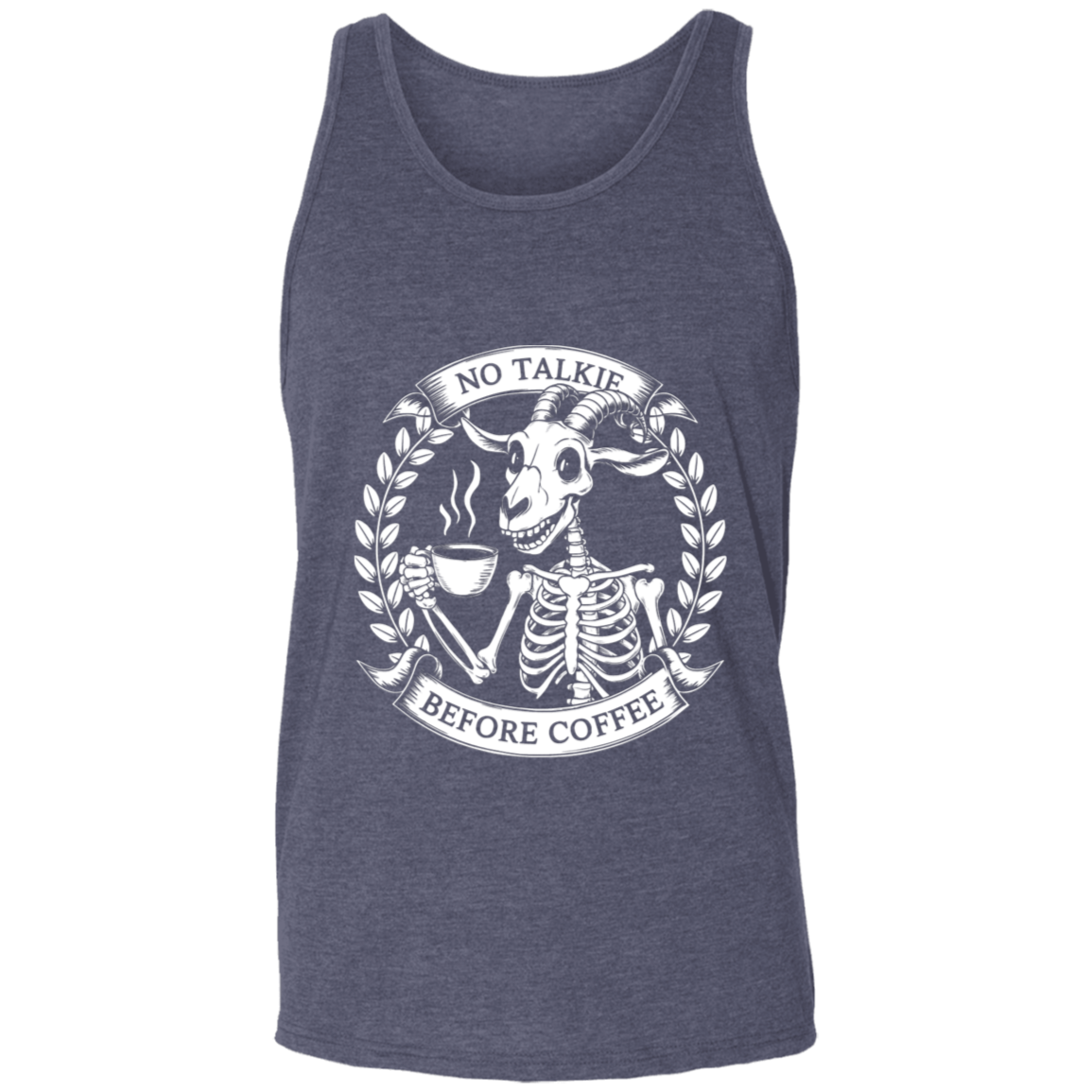 No Talkie Before Coffee  Unisex Tank