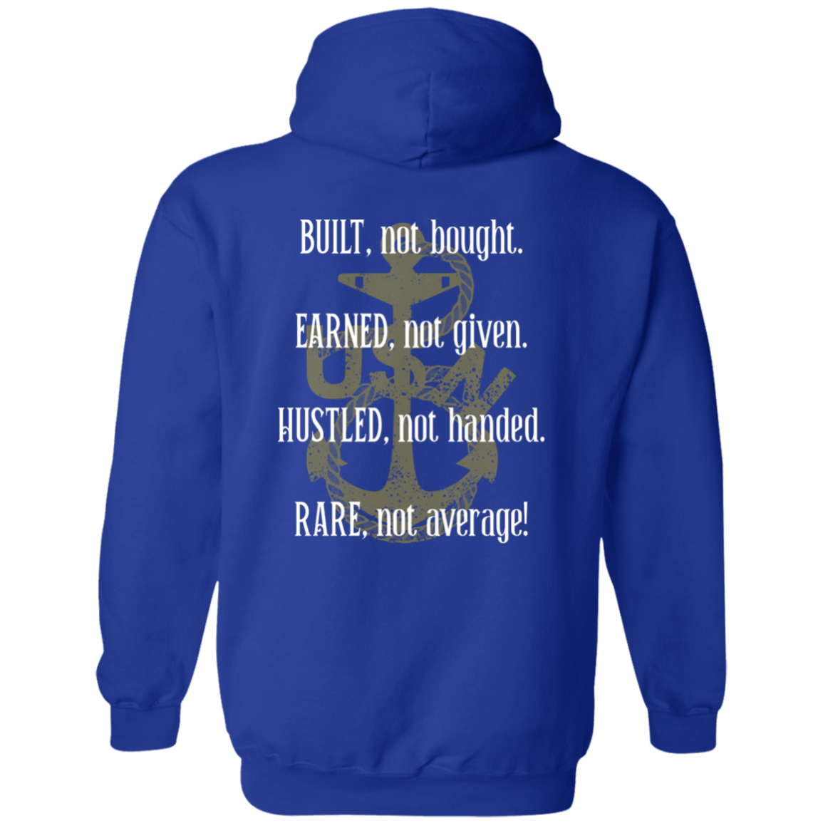 Built Not Bought Pullover Hoodie