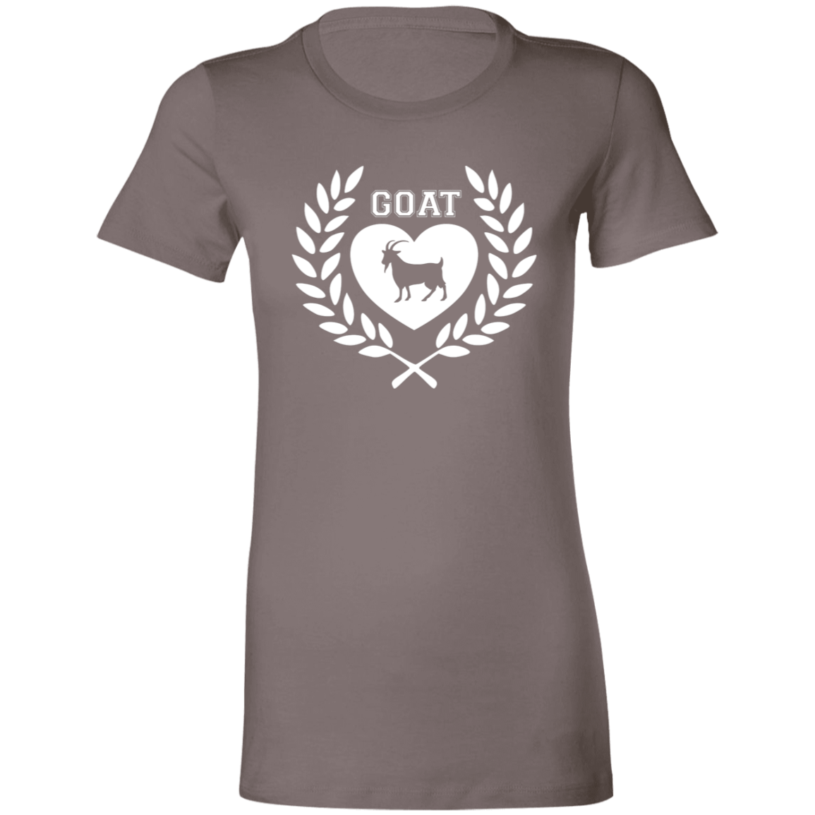 Goat Wreath White Ladies' Favorite T-Shirt