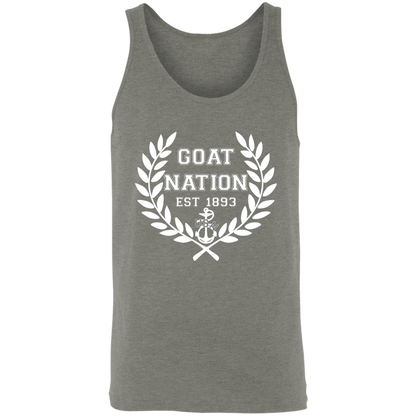 Goat Nation White Unisex Tank