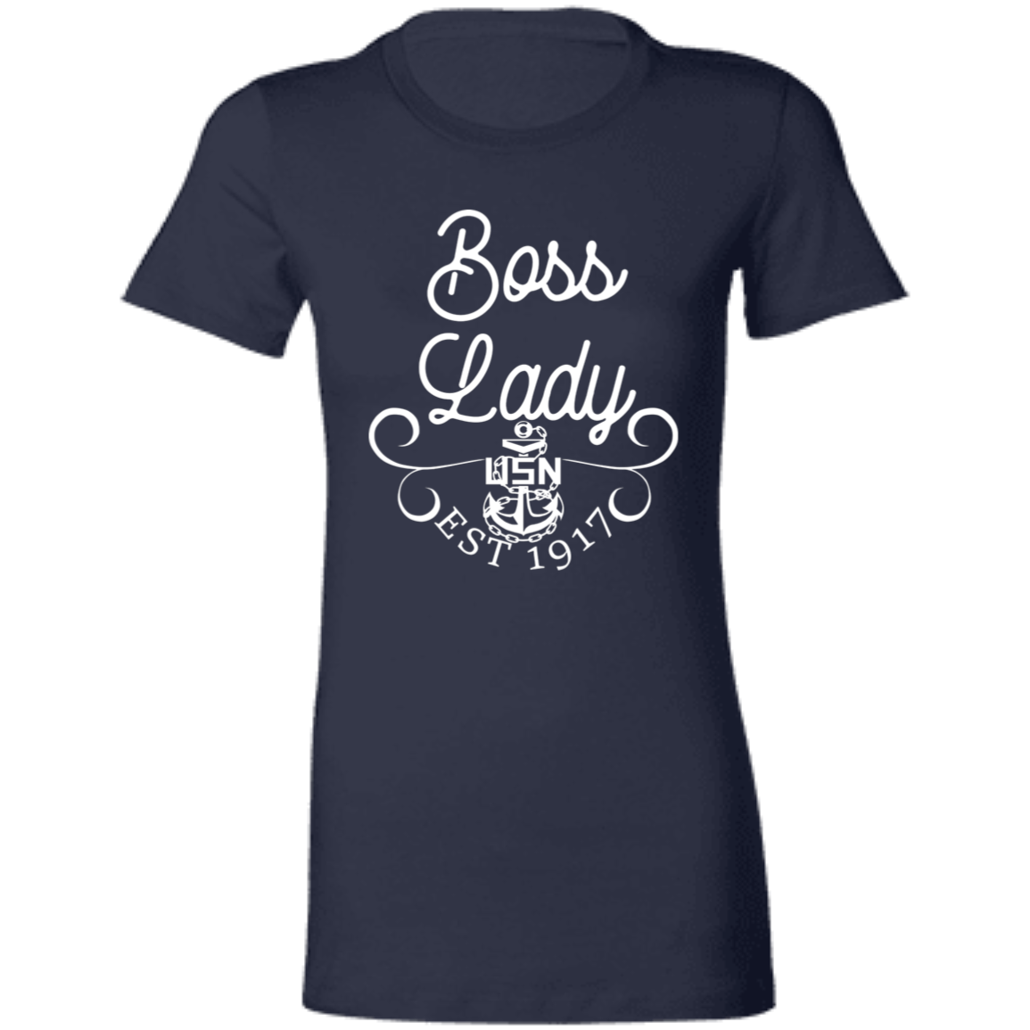 Boss Lady White Design Ladies' Favorite T-Shirt