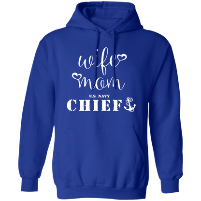 WMC White Pullover Hoodie