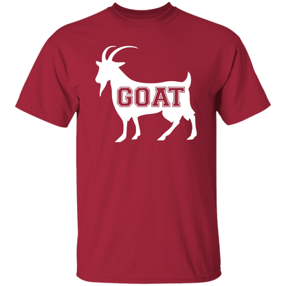 GOAT White 5.3 oz. T-Shirt