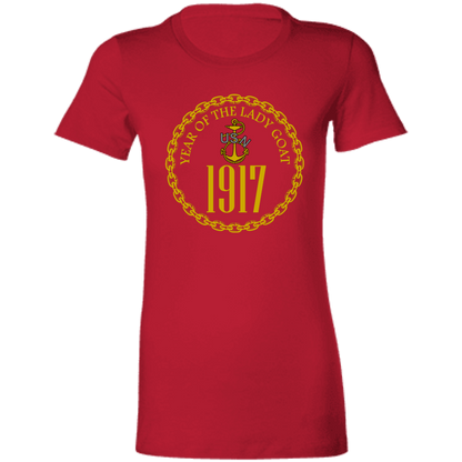 Year of the Lady Goat Gold Ladies' Favorite T-Shirt