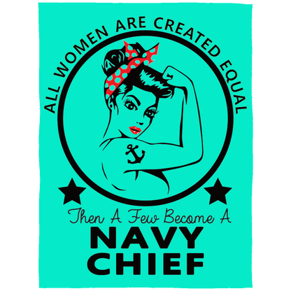 Navy Girl Fleece Blanket 60x80