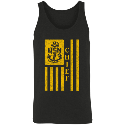 Chief Flag Gold Unisex Tank