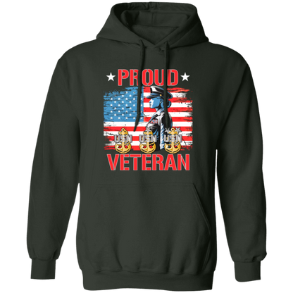 Proud Veteran Pullover Hoodie